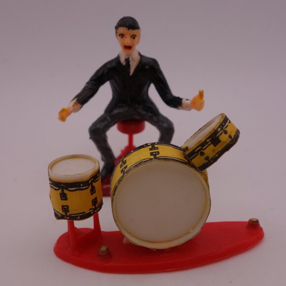 Vintage Beatles Ed Sullivan Show Plastic Cake Toppers - Picture 3 of 16